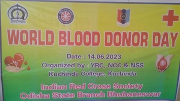 Sir Deepak Kumar Biswal Lecturer in Physics and Madam Belamati Kumura Lecturer in Education Kuchinda College, Kuchinda also donated on the occasion of World blood donor day