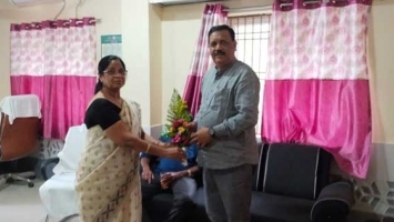Sj. Prabodh Kumar   Rath ,Secretary,Odisha Sangeet Nataka academi , Bhubaneswar ,paid a visit to  Kuchinda College, Kuchinda today i.e 30.04.2023.