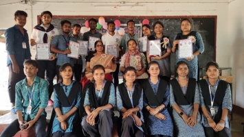 Felicitation to NSS VOLUNTEERS (+3 final year student,2023)
