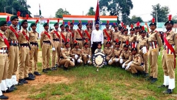 Kuchinda College NCC won 1st Prize in Sub-divisional Independence Parade