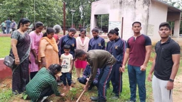 Plantation by the NCC CADETS today at 4.30pm in the college premises.