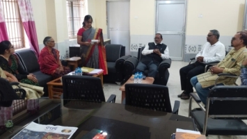 Governing body meeting. and Felicitation to District Champion(throwing event) Ms Tilottama Bagh