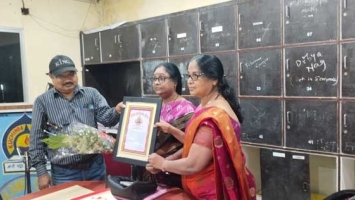 Farewell to Mrs Ranjanee Nayak , Reader in Odia, KUCHINDA COLLEGE, KUCHINDA on her superannuation ,30.06.2024 and handing over provisional pension order